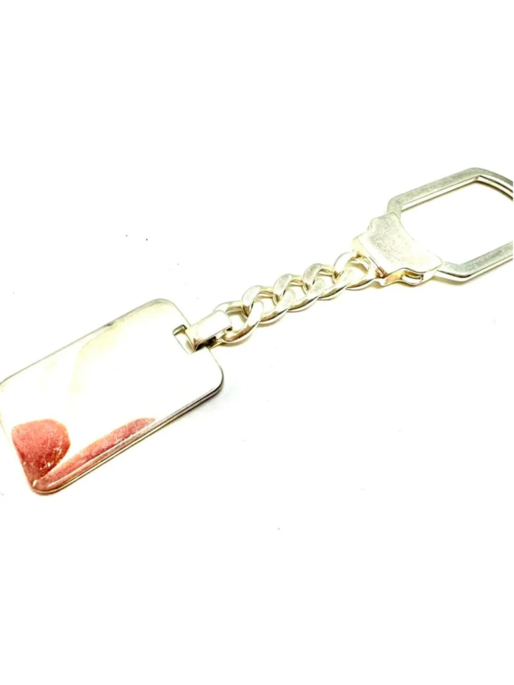 Keychain Solid 925 Silver Italy  This product is a solid 925 silver keychain mad
